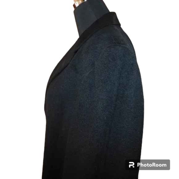 Pure Cashmere Of Finest Quality Long Over Coat Vintage Union Made - Picture 3 of 12